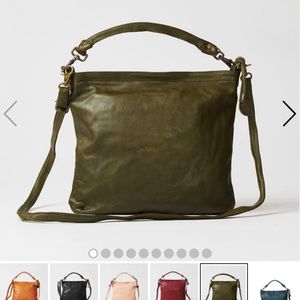 Wanderers Travel Co The Athens Handbag in Olive